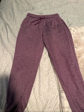 all in motion Heather Purple Girls' Jogger Sweatpants large